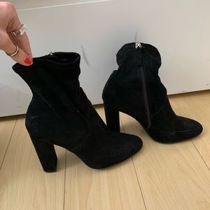 Steve Madden velvet Ankle Boots